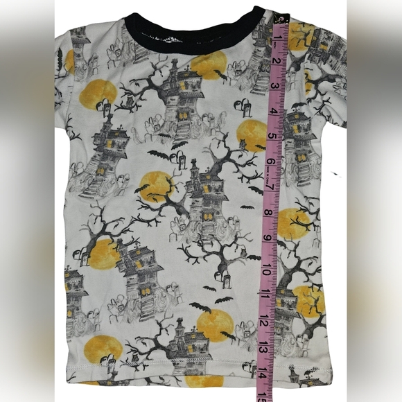 Burt’s Bees Kids Halloween Haunted House Pajama Set Organic Cotton Sz 3T - Picture 11 of 16